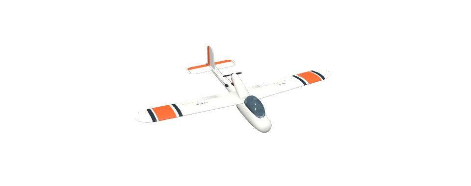 The white and orange Sky Surfer X8 foam trainer